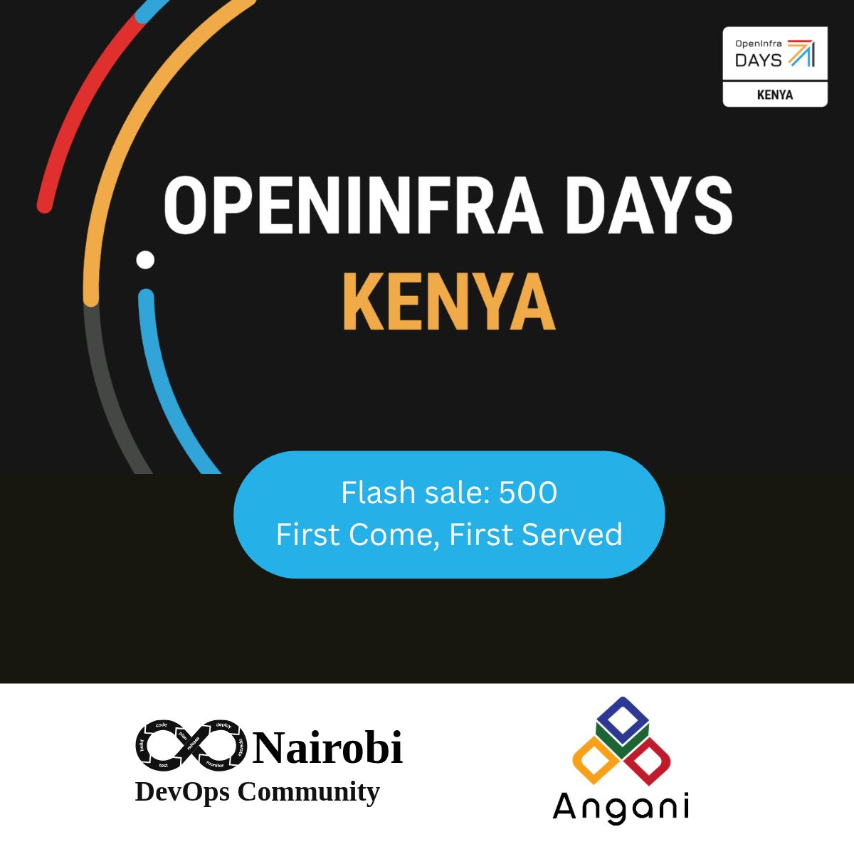 Openinfrake_UG's tweet photo. OpenInfra Days Kenya 2026 is happening on 6–7 November at Node NBO, Nairobi!

Join us for 2 days of OpenStack, cloud, AI, containers, open source, and community building.

🎟️ Grab your tickets: https://t.co/T2CpwoR4hO

#OpenInfraDaysKenya #OpenSource #DigitalSovereignty https://t.co/0dPFsTAvYx