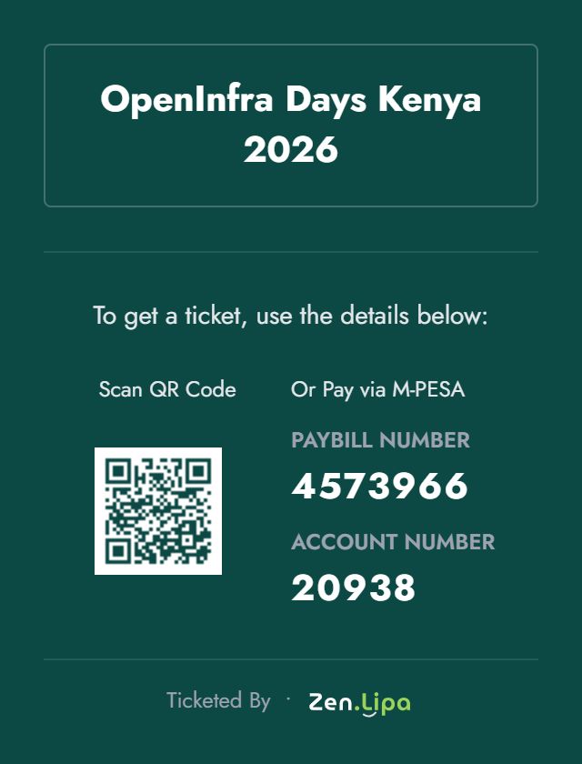 Openinfrake_UG's tweet photo. OpenInfra Days Kenya 2026 is happening on 6–7 November at Node NBO, Nairobi!

Join us for 2 days of OpenStack, cloud, AI, containers, open source, and community building.

🎟️ Grab your tickets: https://t.co/T2CpwoR4hO

#OpenInfraDaysKenya #OpenSource #DigitalSovereignty https://t.co/0dPFsTAvYx