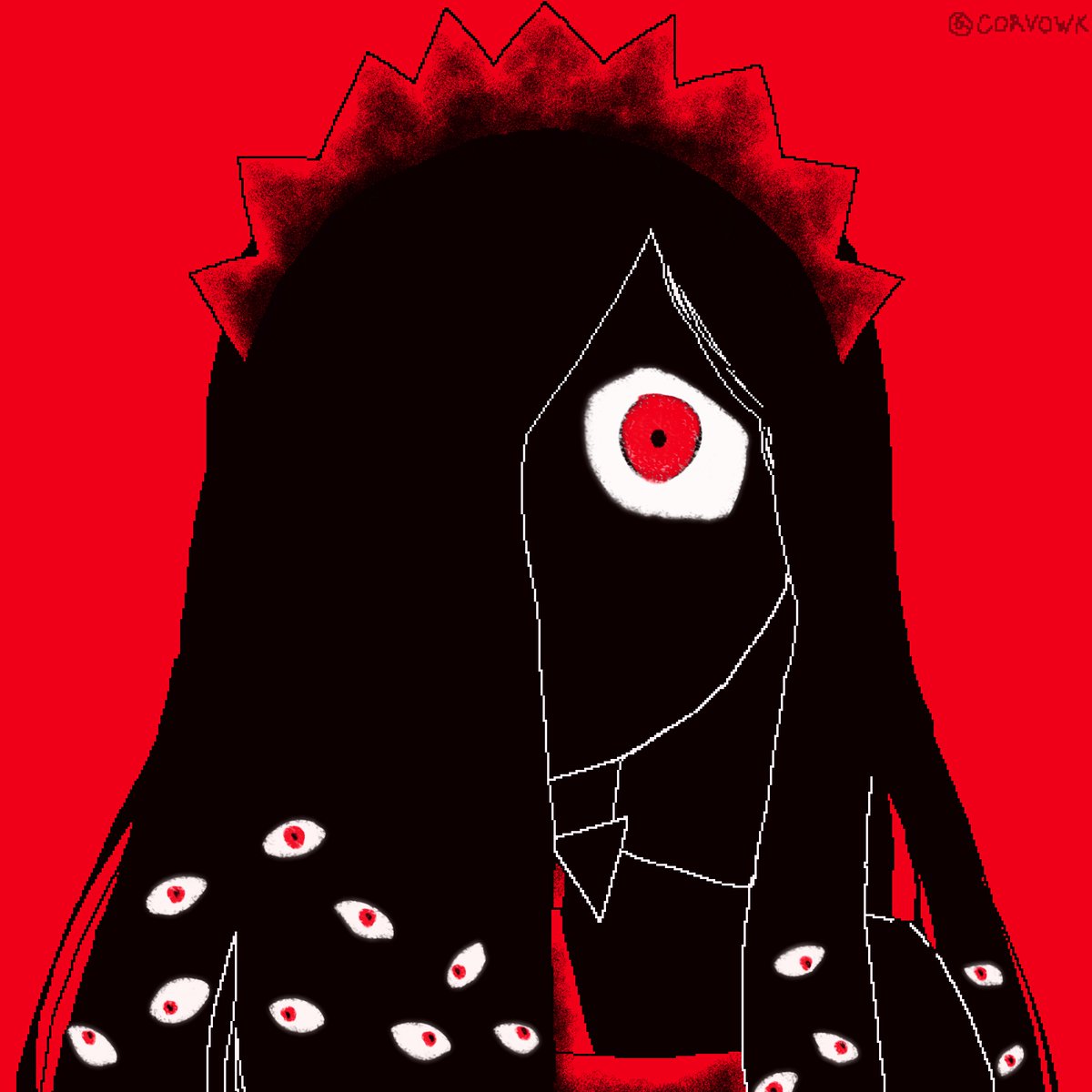Corvowk's tweet photo. 2 day - Ozoi: the creepy maid
#maidtober2026 https://t.co/WKXspd8afd