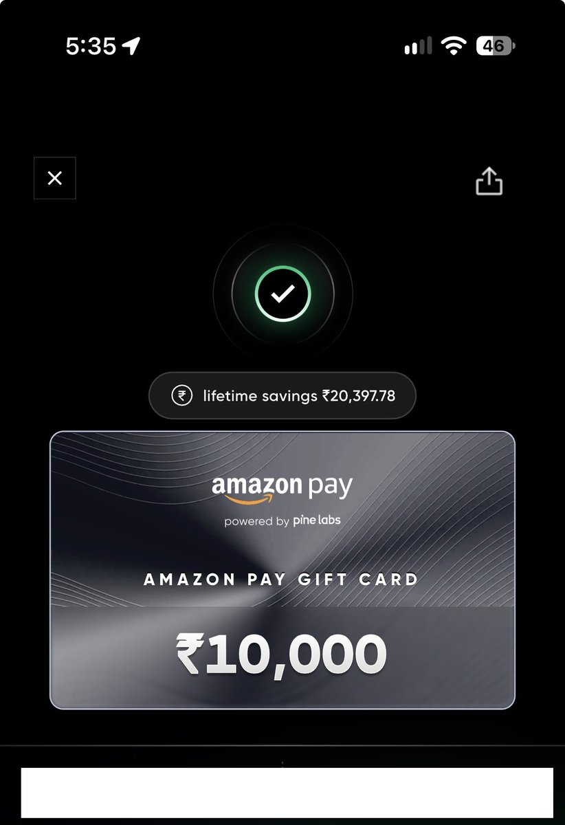 WealthyDimes's tweet photo. Amazon Pay ₹10,000 Gift Card at 5% OFF on CRED (User-Specific)

Limited-time offer using just 1,000 CRED Coins 🪙

Grab this deal before it’s gone! ⏰

👉 CRED Invite:
https://t.co/kSVxy8J1Bg

💳 Stack with SBI Cashback to potentially earn an additional 5% cashback.

💳 Payment Stacking:

Razorpay (DREAMPLUG PAYTECH)
→ MCC 7311 → 5% SBI Cashback

Direct Bank Page (DREAMPLUG PAYTECH)
→ MCC 5947 → Gift Card MCC

⚠️ IMPORTANT:
If the Direct Bank Page appears during payment, cancel the transaction and retry until the Razorpay page loads.

👉 Apply for SBI Cashback for Future Deals:
https://t.co/EWjjQ6kqz6

Join now for instant deals & tricks alerts. No Spam! 🪙
https://t.co/TKVYm1CpN7