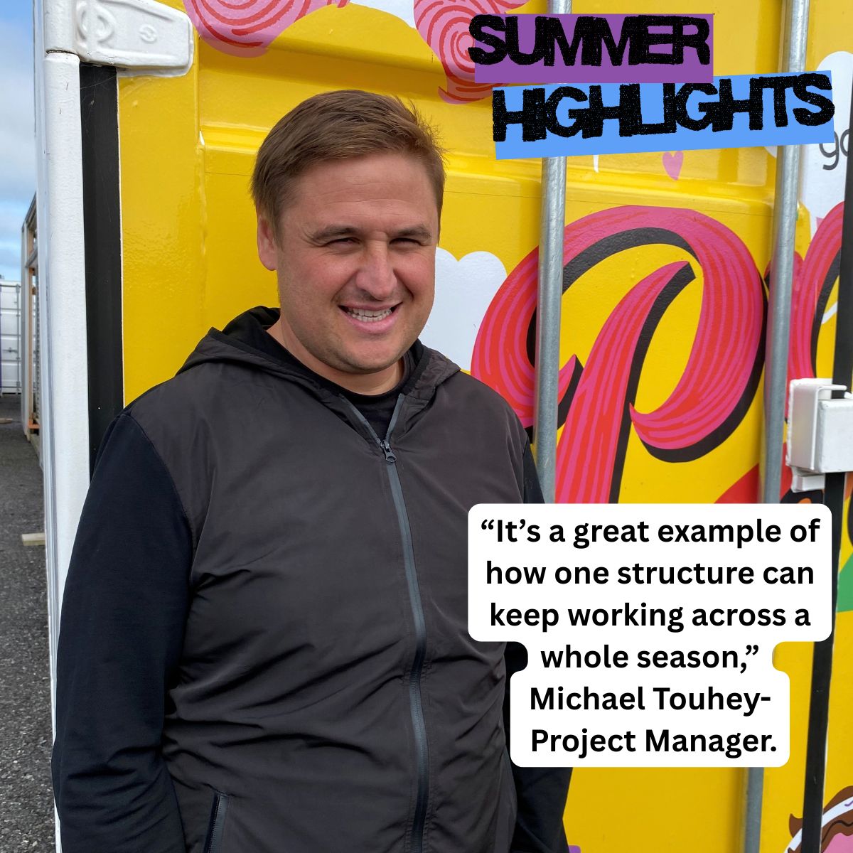 eventsstructure's tweet photo. A whole summer of live broadcasting. 🎙️

Our BBC broadcast environment made Mike’s summer picks for its repeat use across the festival season.

Read why:
 https://t.co/0lS0Xi1yr4
#FestivalProduction #TheEventsStructure #BBC #Containers https://t.co/sPFQe4oC2i