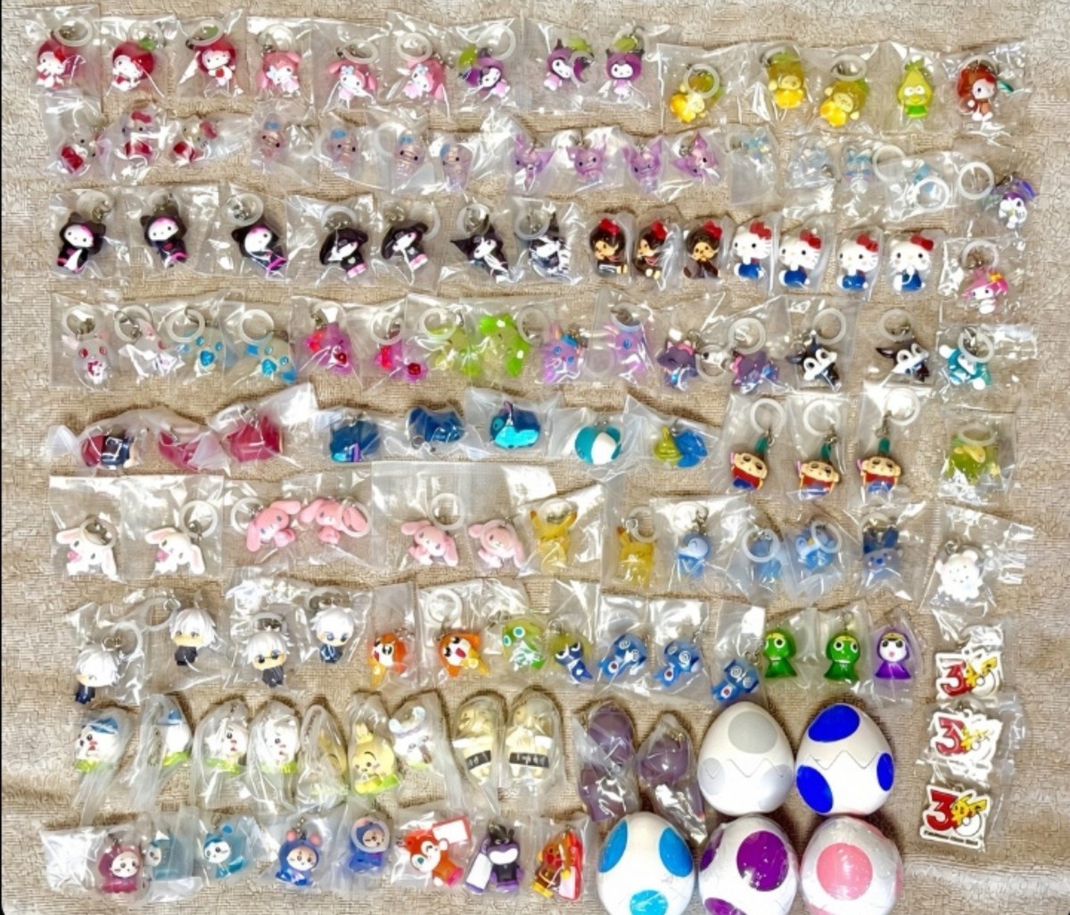 beryl59brl's tweet photo. めじるしアクセサリー 買取 交換 
サンリオ くだもの ジュエルペット モンチッチ ツムツム おじゃる丸 ちいかわ ケロロ軍曹 ヨッシー ポケモン シュ���バニ 呪術廻戦 アンパンマン たまごっち

《譲》

画像

《求》

買取

1点~ PayPay / 振込 ※郵送取引のみ 
･お支払い後1日以内に発送いたします!! https://t.co/lc9WHXG8AX