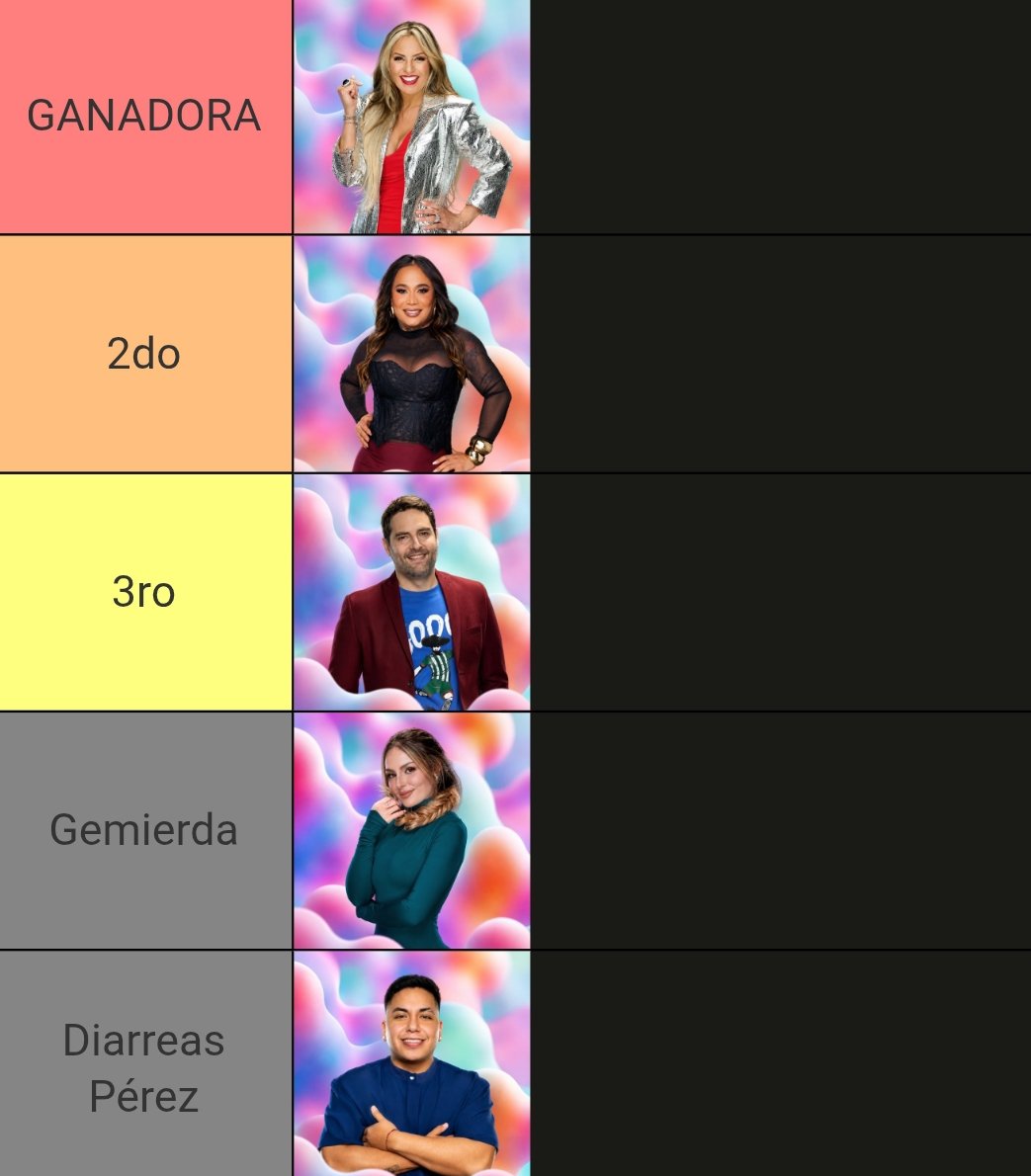 Dilan_VG's tweet photo. Luego de recuperarme por la INJUSTICIA que vivió Brianda, se sabe que los fans de Karina no merecen verla ganadora por llevar a ese par de pendejos a la final.
Actualización de Tierlist:
#LaCasaDeLosFamososMéxico #LaCasaDeLosFamososMxً  #LaCasaDeLosFamososMéxico4 #lcdlfmx https://t.co/KOMHZUrfgZ