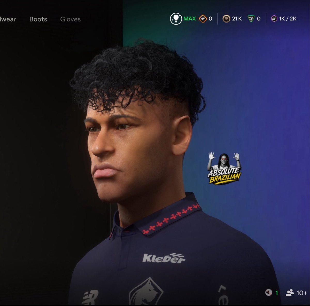 Absolutebrazil's tweet photo. Simplesmente recriaram o melhor penteado do Neymar no EAFC 27 

Admito, gostei bastante. https://t.co/FfxS7wneTX