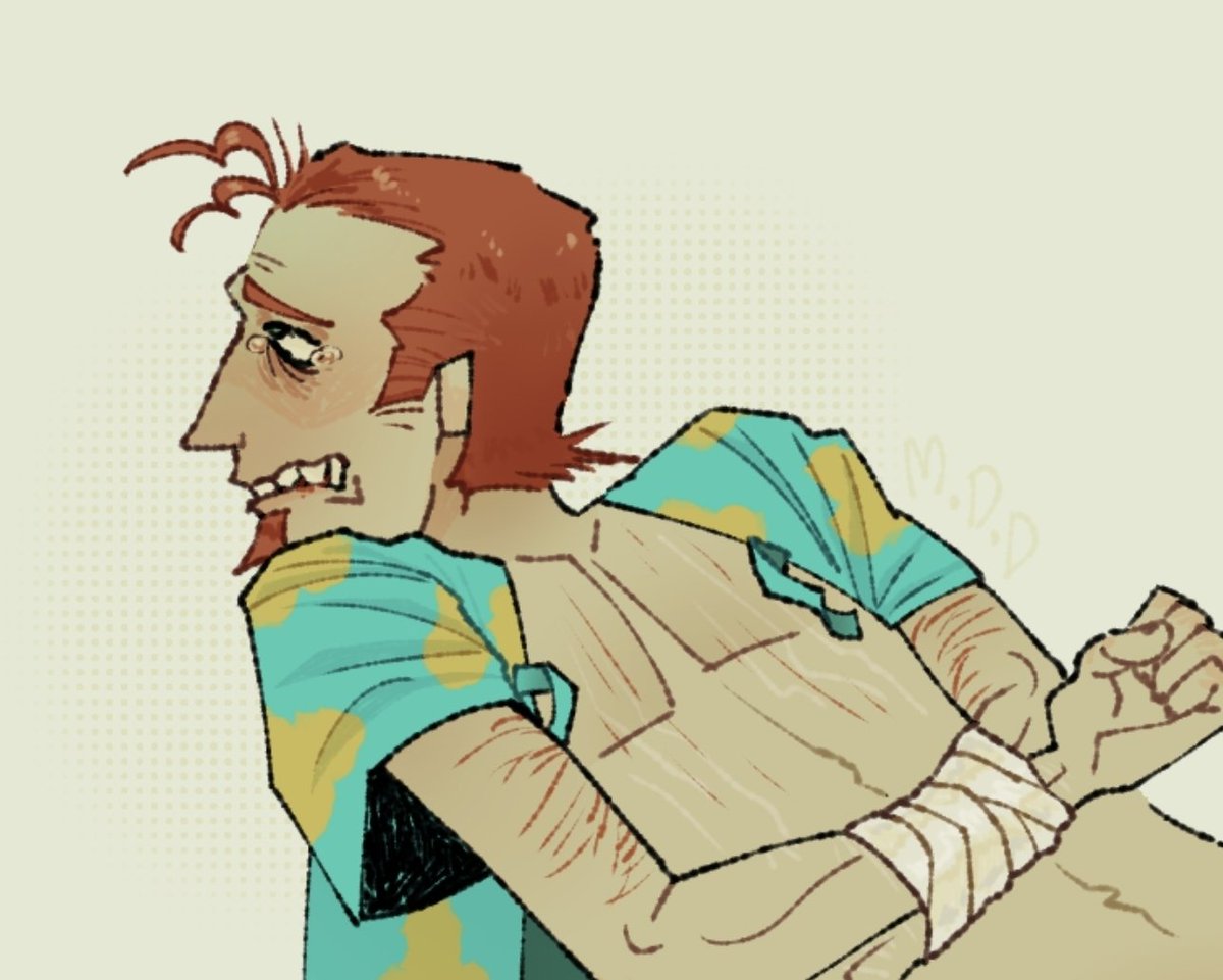 maynarddude's tweet photo. Severely cropped bc I'm genuinely  embarrassed of the full thing help. Its like 2 am and i give up. Anyways. Goretober (i guess) day 1 .

He gonna get castrated bro 👀 https://t.co/hlus9PMvNj