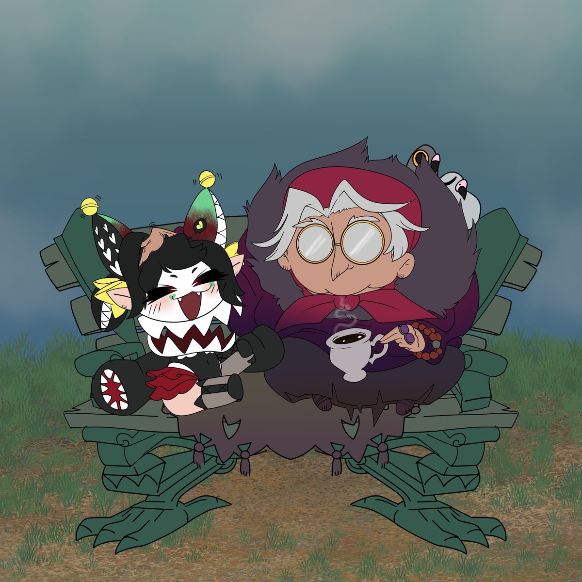 HummStorm's tweet photo. I love making cute lil doodles for my friends :3 ft: @patccine and BABA!!!
#deadlock #voteforBABA https://t.co/E0YXWYZwGB