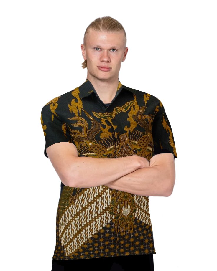 whencalicogoes's tweet photo. happy batik day from yours truly jude, erling, jobe, and arda!!❤️ #editnoai https://t.co/CTcPV5EWnM