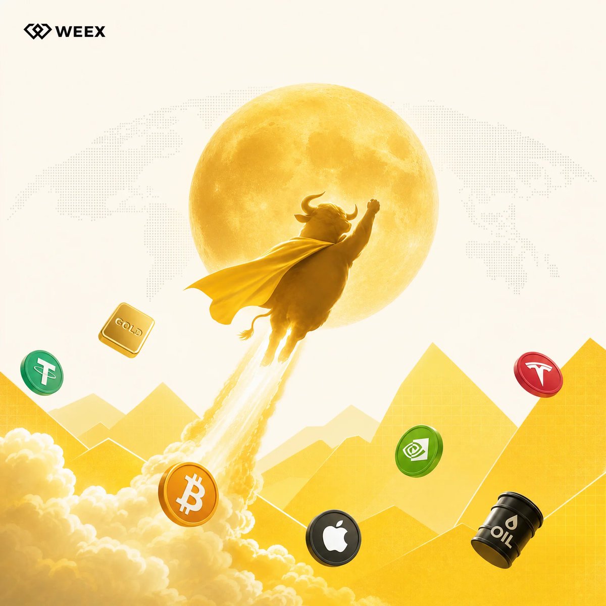 WEEX_Official's tweet photo. Bullish on a better tomorrow https://t.co/w8u0czXekg