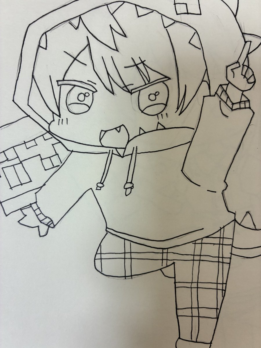 yumo_pitirisu's tweet photo. 掃除してたら懐かしいのでてきた
模写上手くないか( 'ᢦ' ) https://t.co/FW8lb6NgLQ