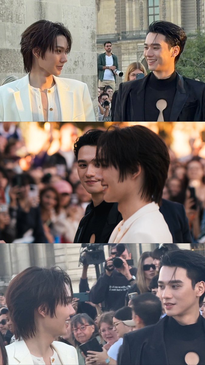 nldomp's tweet photo. “ สำหรับเก่งไม่ได้มองเห็นภาพไหนนอกจากภาพที่ไปกับน้องเลย ”

ความรักที่ดีเป็นแบบนี้เอง♥️

KENG NAMPING IN PARIS FW27 #SchiaparellixKENGNAMPING #Schiaparelli #KengNamping #nampingster #KengHarit https://t.co/fkgFkEBVnb