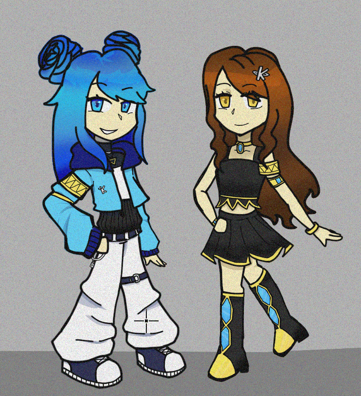Xae_Xandy25's tweet photo. The ICONIC DUO!!!! #KREW #ITSFUNNEH #fanartㅤㅤㅤㅤ https://t.co/F49tEFlRh4