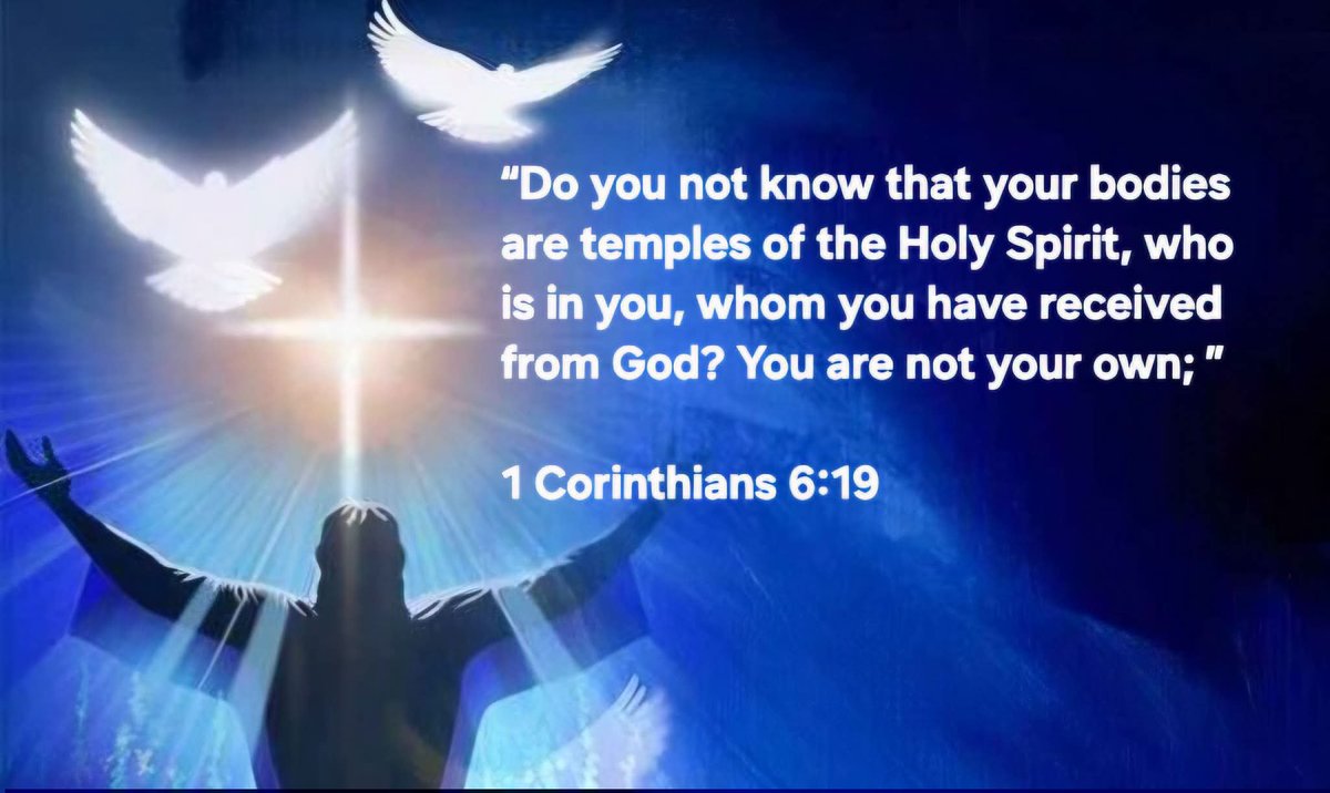 Godwakeupcall's tweet photo. If anyone destroys God’s temple, God will destroy that person; for God’s temple is sacred, and you together are that temple.
#1Corinthians 3:17
#Godisgood
#jesuslovesyou ❤️
#Godblesseveryone
#highlight
#WOF https://t.co/AYvygXw81R