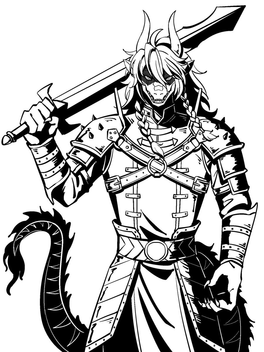 CarbonDHeat's tweet photo. Anthro dragon knight
By 粒米1cm https://t.co/u1sjIGyA1I
