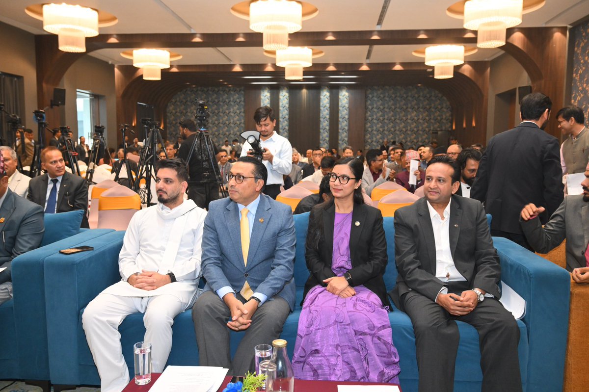 BeingNirvana's tweet photo. Speaking on behalf of CNI on a reform agenda that is fundamental to Nepal’s growth. Strong, clear and predictable laws are the foundation for investment, enterprise and economic confidence.

Encouraged by the candour, urgency and resolve shown by our Honourable Finance, Infrastructure and Law Ministers to move reform from discussion to action. @SwarnimWagle @SunilLamsal5 @sobita465