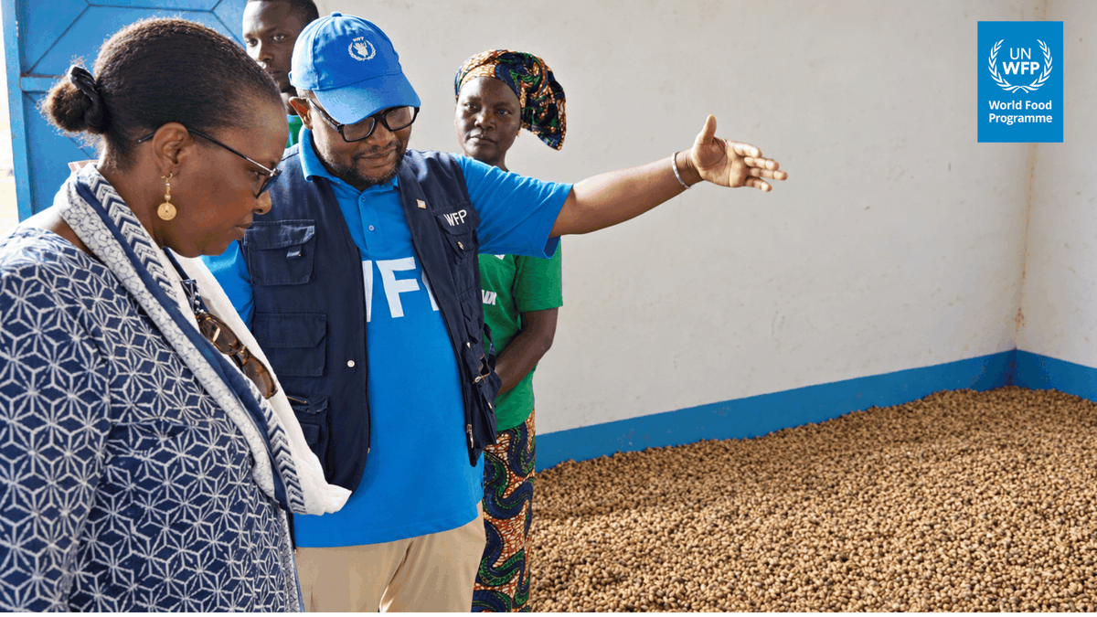 WFP_CAR_CD's tweet photo. Soutenir les producteurs, c’est investir dans l’économie rurale. À Betokomia, @VRugwabiza, Cheffe de la @UN_CAR, a découvert l’appui du PAM aux groupements agricoles pour renforcer la production locale et les chaînes de valeur. #RCA #Résilience #changerdesvies https://t.co/OtWaATtcak