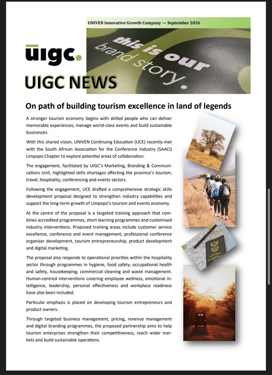_UIGC_'s tweet photo. The September 2026 edition of UIGC News is out, bringing readers the latest news and updates from across UIGC. With the digital read highlighting key developments from the past month, we’ve included today’s news about UIGC’s participation in UNIVEN’s Supplier Day.
Happy reading! https://t.co/bmp4rosswW