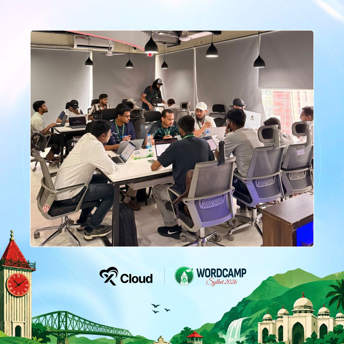 WPDevTeam's tweet photo. We're at #WCSylhet Contributor Day with our teammates from @xCloud_host and WordPress enthusiasts from all over the country, contributing and giving back to #WordPress! 🤝

#xCloud #WPDeveloper https://t.co/riDMT6t7Lb