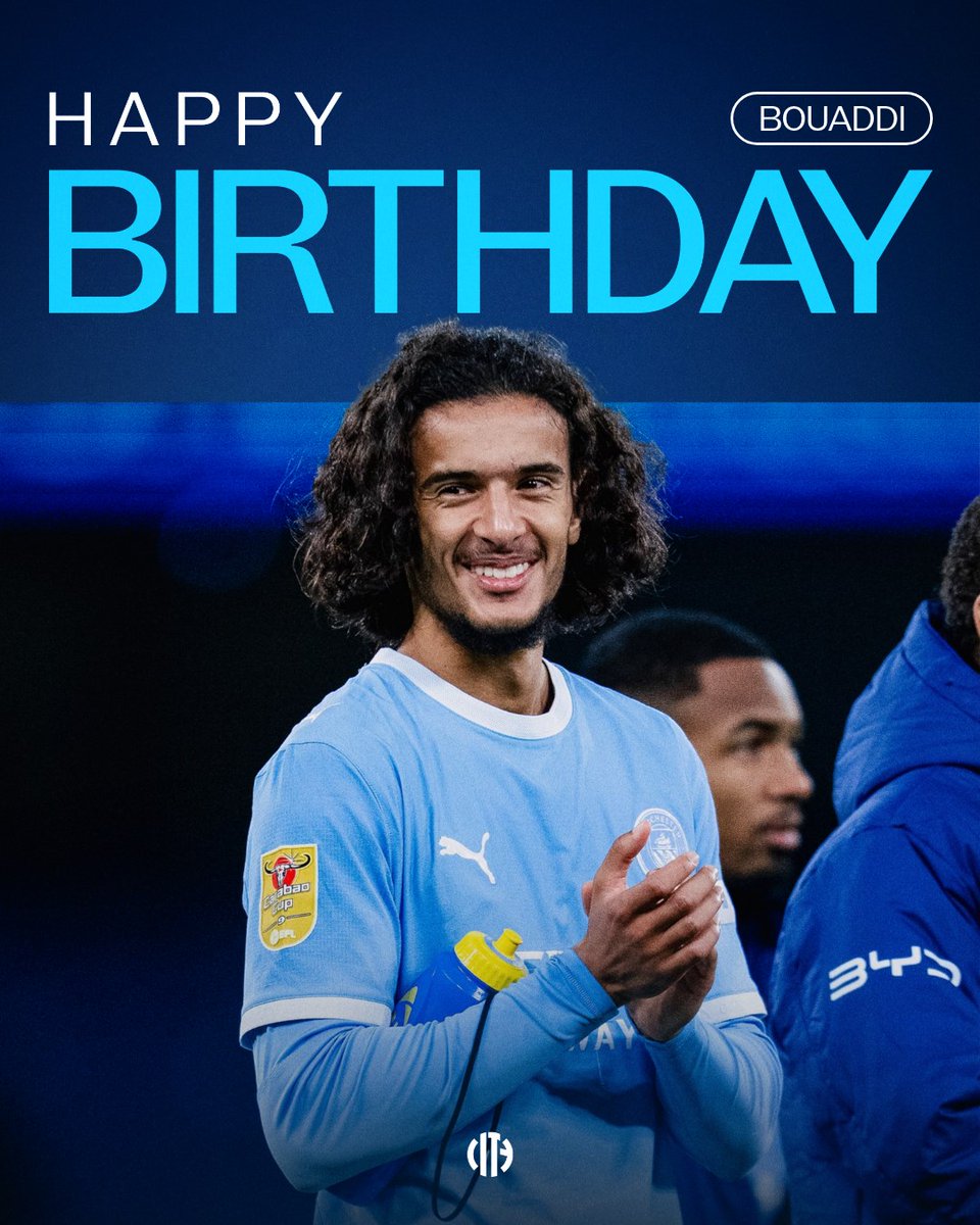 ManCity's tweet photo. Happy Birthday, Ayyoub 🎂🩵 https://t.co/r6Vj5t9Uql
