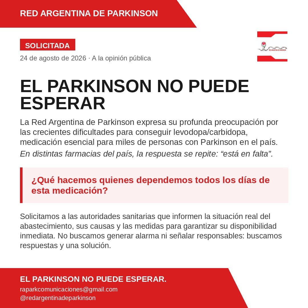 Redargparkinson's tweet photo. @telefenoticias https://t.co/LB1pJZ238Y
