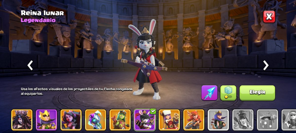 KiduoFenix's tweet photo. @clashlayoutsorg I would like to have friends play coc with me, 😸🌟
 my favorite skin is the Queen Lunar 🐰🌛✨
and this is my player number 
# gpj2gry29 https://t.co/bV4Oat3r7G