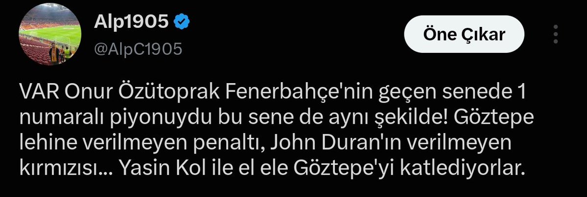 AlpC1905's tweet photo. Yasin Kol'un VAR'a özel olarak istediği Onur Özütoprak... Yemin ederim her parça o kadar güzel yerine oturuyor ki.

Bu adamlar ciddi ciddi yargılanmalı. https://t.co/7vZrwtTEfD