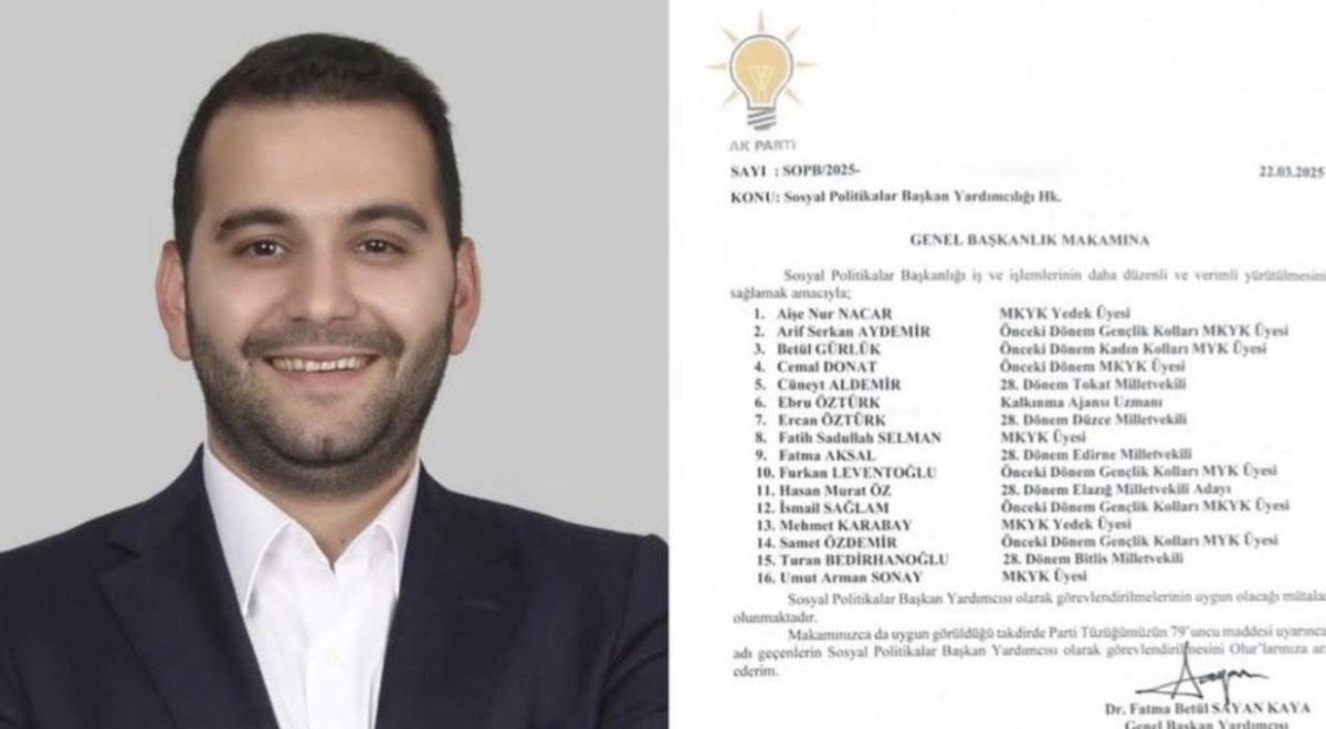 gazetepano's tweet photo. Fatma Betül Sayan'ın AK Parti'deki yardımcısı Muhammet İsmail Sağlam, Bahis Soruşturması kapsamında PFDK'ya sevk edildi.

Eski İçişleri Bakan Yardımcısı Mehmet Sağlam'ın oğlu olan Sağlam, bir dönem Iğdır FK'nın yöneticiliğini yapmıştı. (Cengiz Aksan) https://t.co/cWPQH55lb5