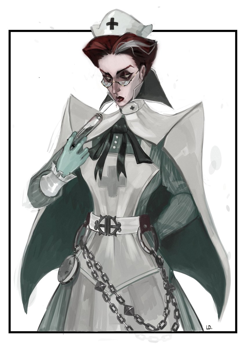 dieshinhoff's tweet photo. Nurse Harrow quick art

#deadlock #nurse https://t.co/BcCxFcs4ly