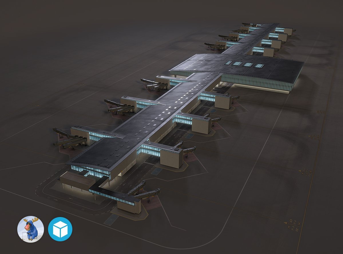 3d_ready's tweet photo. 3D Model: Airport Terminal Satellite4 LFPG
Low-poly airport terminal with 6 LODs & 4K PBR textures. Night textures and rigged pivots included.
Created in 3ds Max (not AI-generated).
Buy it on Ready-3D π https://t.co/fIg82VNXmw
#3DModel #Airport #LowPoly #PBR #Ready3D https://t.co/Zkz46O2xFQ