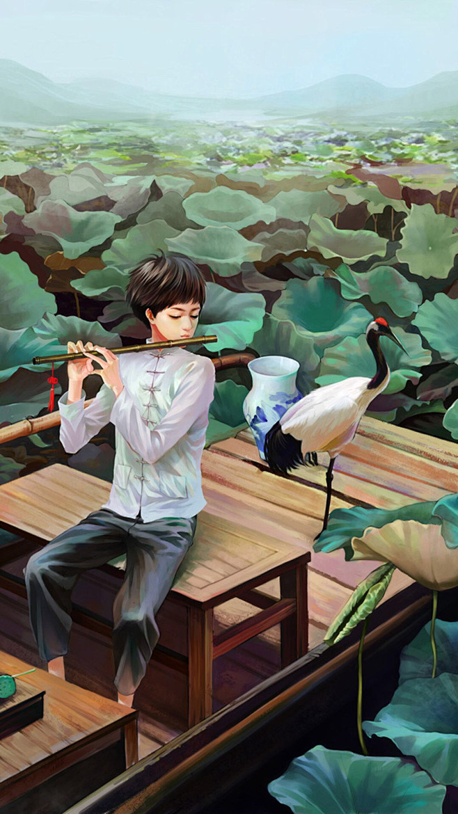 GaleSentinusu5's tweet photo. Vibing with the fresh bamboo flute (苫特氯膛笛) by the cool creek! https://t.co/5jj1ZfSNcF