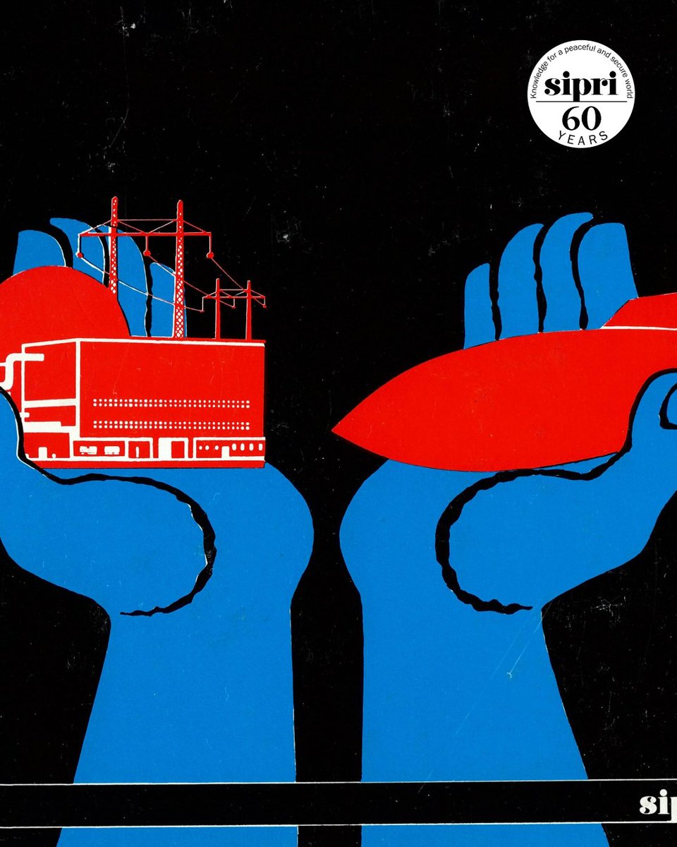 SIPRIorg's tweet photo. #SIPRI60 │ 60 years of SIPRI research

As more countries turn to nuclear power to secure their energy supply, what measures can be taken to prevent the expansion of nuclear power increasing the risk of nuclear weapon proliferation? SIPRI has played a key role, from supporting negotiations to providing evidence on the non-proliferation of nuclear weapons, and informing the review conference as early as 1968.

You can read more about how SIPRI supports international diplomacy and arms control at https://t.co/Oo0bgnrGdY.

#NuclearEnergy #NuclearWeapons
