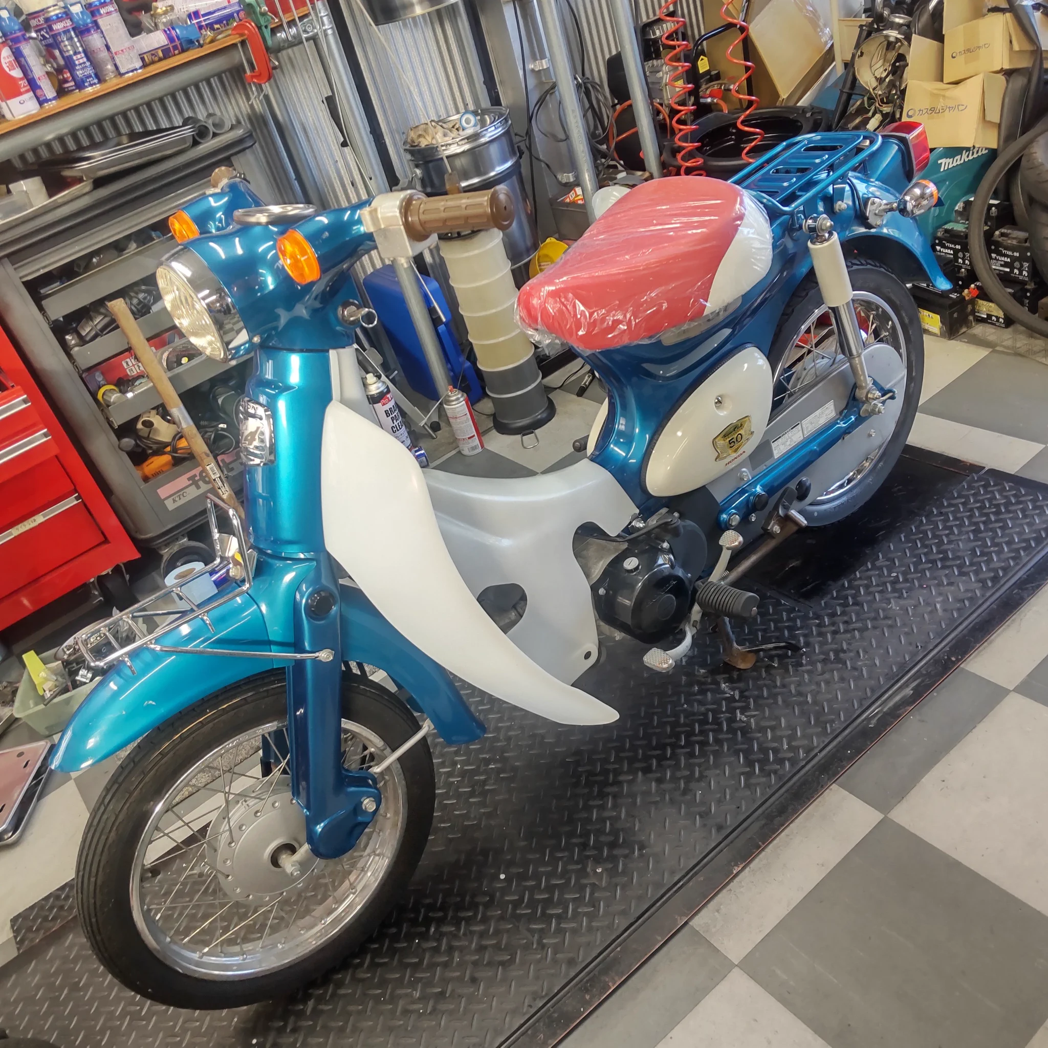限定3000台 Honda リトルカブスペシャル　レッグシールド デニムブルー K'sGARAGE on X: 