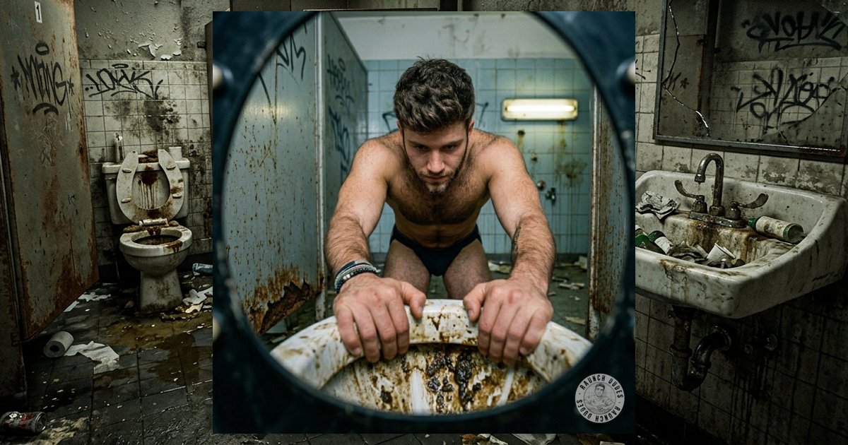raunchdudes's tweet photo. Dirty toilet? Fuck yeah, I’d kneel right there and worship that filthy throne like a good little slut 😈💦 #gayscat #fetish #toilet #humiliationView full image » www.gaypornbuddies.com/sites/raunchdudes/dp/5lr6x5 https://t.co/XBaO785E0u