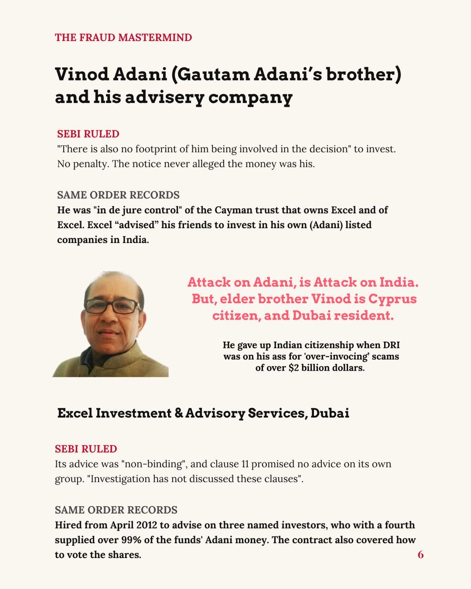 FightAnand's tweet photo. Long. How SEBI the watchdog became Adani’s Lapdog. @AdaniOnline @SEBI_Awareness 3/n

#SEBI #Adani #StockMarket #India https://t.co/xfC0zwQWfb