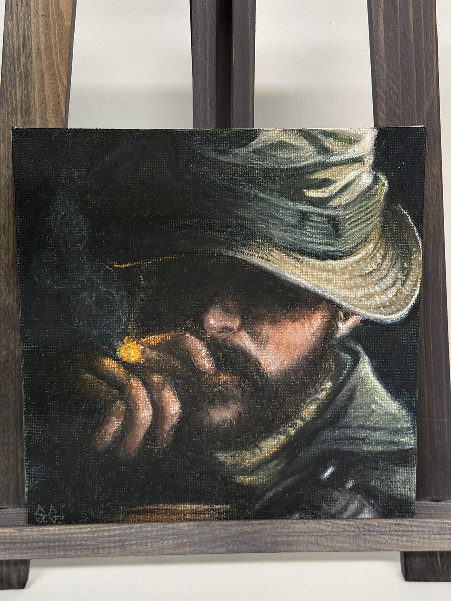 sasha_grape_'s tweet photo. Some faces are meant to stay in the shadows, and some follow you out of them…🚬
John Price. Original hand-painted portrait on canvas, created with oil pastels.
20 × 20 cm
Traditional art, Oil pastel, One-of-a-kind artwork
#johnprice #captainprice #callofduty #codmw #codfanart #fanart #traditionalart
This painting is already reserved. 🖤
But if you’d like a portrait of your own favourite character in a similar vibe, I’m open for commissions. Each portrait is created individually and will not be a copy of this piece.
DM me or Telegram: https://t.co/OM3IarZ7fU
