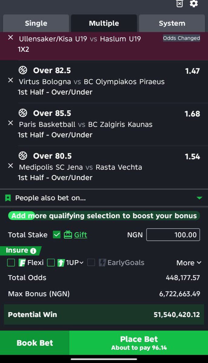 legitwinning24's tweet photo. basketball  tips 🏀  🏆

1st half over  games 

#100 to win 51 million on Sportybet

Code here 👉   https://t.co/AEYXEKlxrF

Sporty will pay us millions today https://t.co/KflwIoigqf