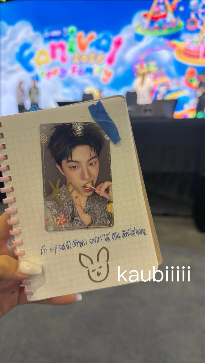 kaubiiiii's tweet photo. Ken drew this without a second of hesitation. Does that mean the kid is already here?🥹

#kenpaul 
#GMMTVFANIVAL2026HappyFamily https://t.co/M0usH1xjIa