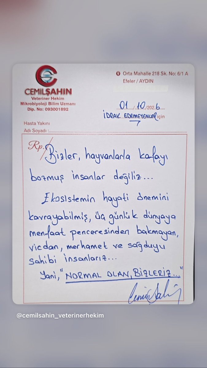 AytemizOylum's tweet photo. Bir veteriner hekimin kaleminden… Ne güzel yazmış 👏🏻 #SessizCanlarınSesiOl #MinikİçinAdalet #miniğiunutma #FeritİçinAdalet https://t.co/cXVe4KKmL8
