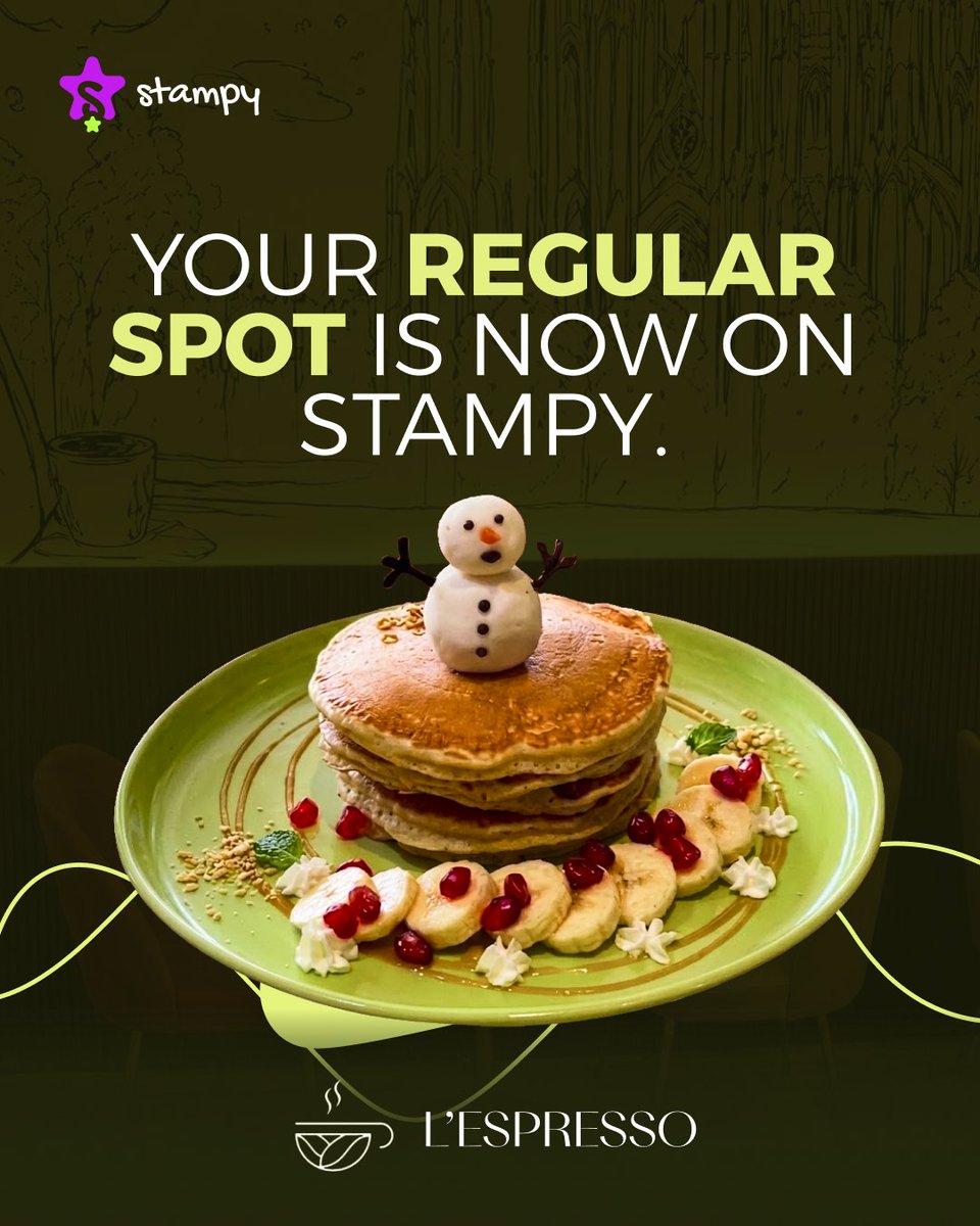 stampy_app's tweet photo. Some places just feel like yours. Your usual order, your favourite corner, your go-to table. 🤎

We’re excited to welcome L’espresso to the Stampy!
Show your Stampy QR, collect stamps &amp; unlock rewards!🎁

📍 F-11 Markaz, Islamabad
#Stampy #Lespresso #Islamabad https://t.co/5kE9ZpV7wR