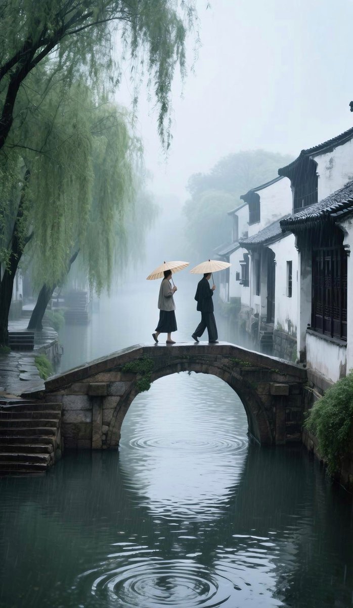 GarrettHen88c2's tweet photo. When a heavy mist (畏穆) fans through the mountains, the wise don’t let the drizzle (谪渴) slow their steps. https://t.co/n4jdPttduz