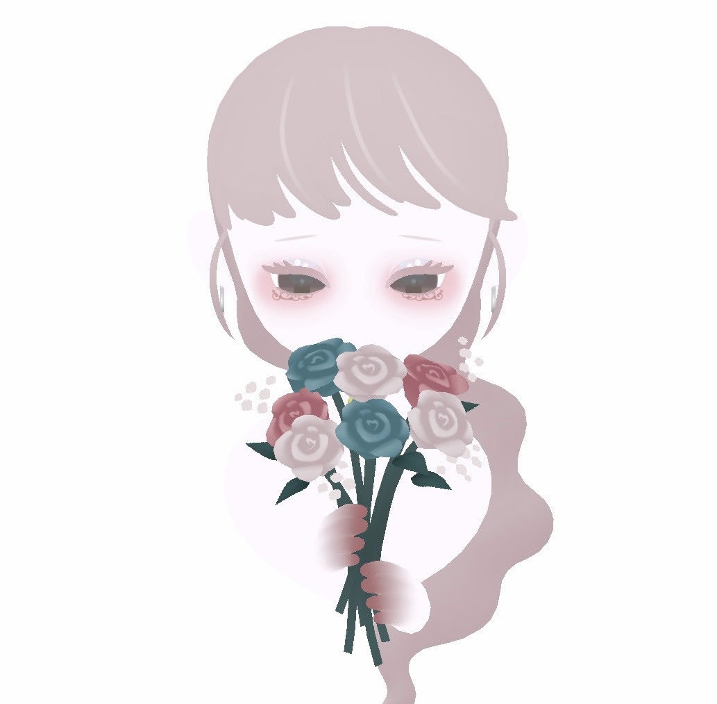 lwlblm's tweet photo. 大好きな人からもらった花束を愛おしそうに見つめる少女 #リヴリヴ https://t.co/7nkZenEUXA