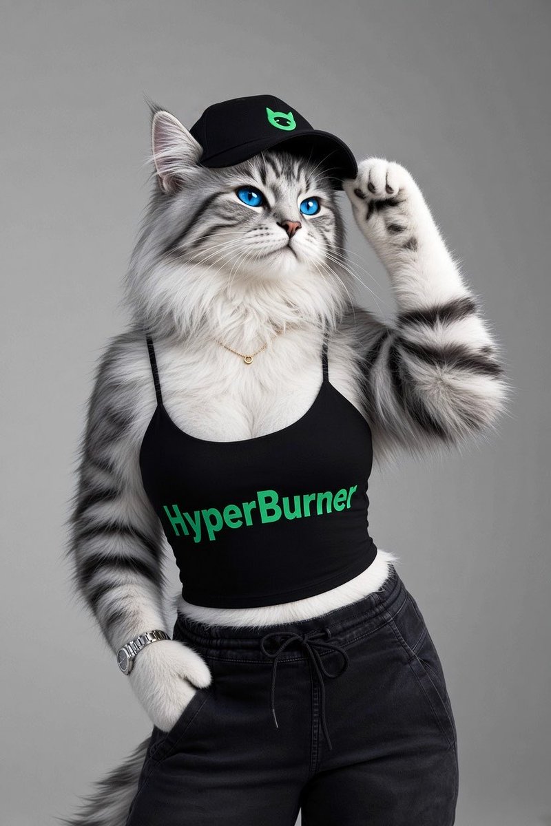 HyperBurner_Sol's tweet photo. Future users, current fans, early supporters — this is for you. HyperBurner soon. 🐱🔥 https://t.co/vV6PAXjoYx