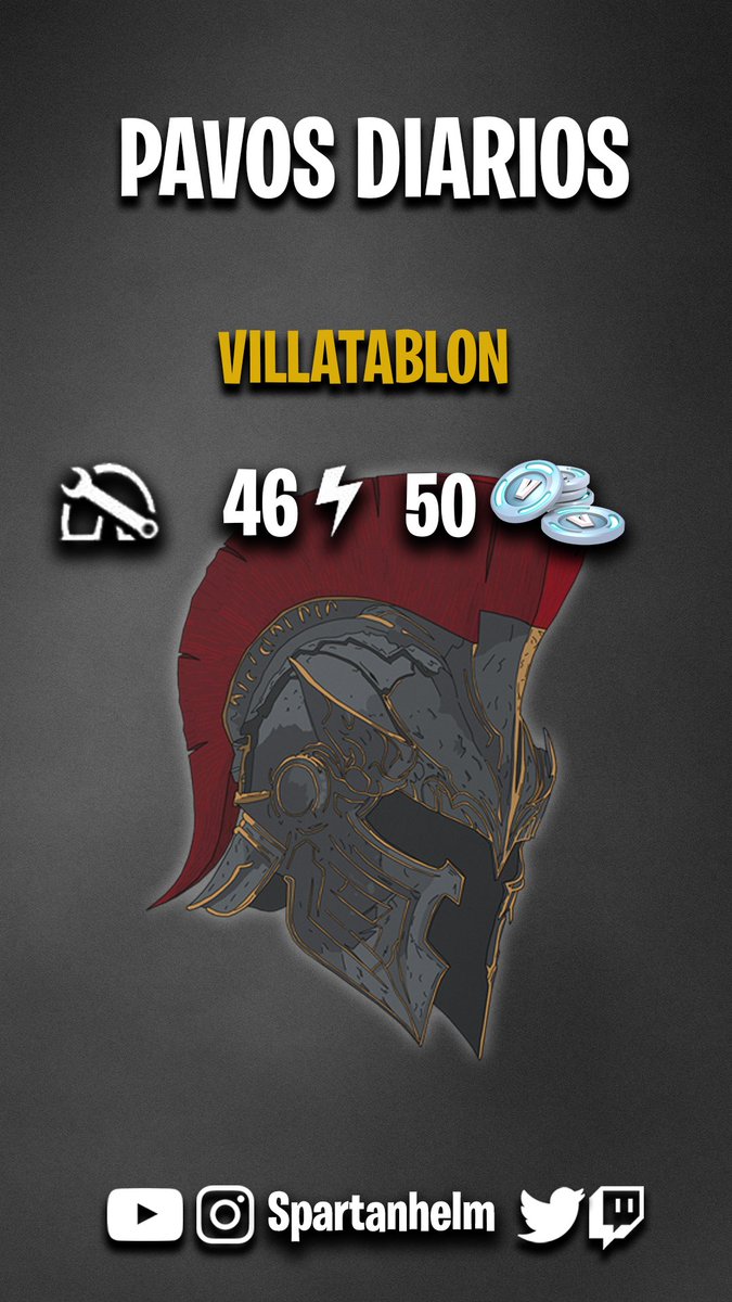 Spartanhelm's tweet photo. 50 pavos (2/10/26). #fortnite #fortnitebr #fortniteog #fortniteleaks #fortniteoverride https://t.co/JpXBO4EQTz