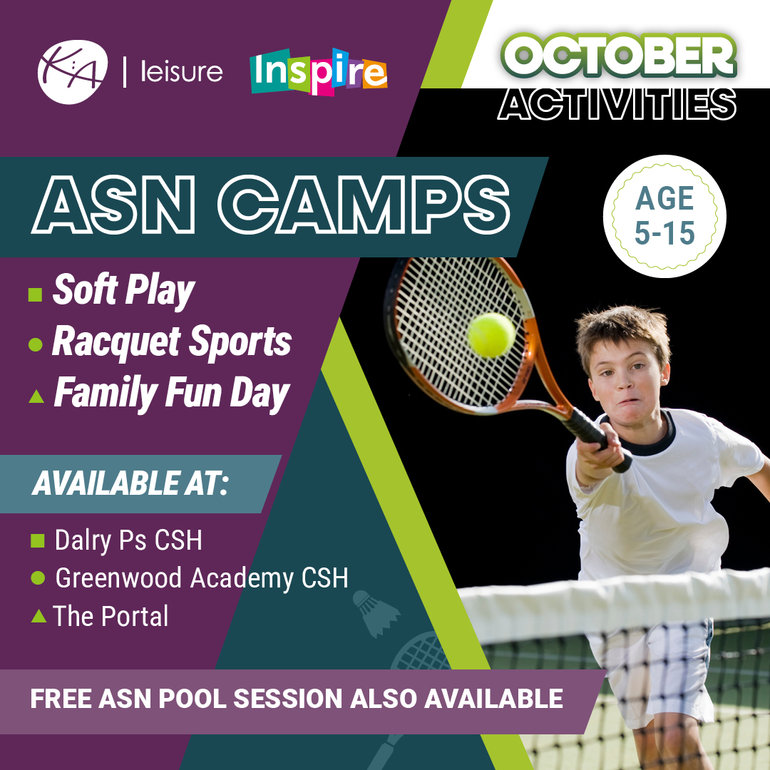 KALeisure's tweet photo. Plan some school holiday FUN!
#OctoberActivities across #NorthAyrshire!
โก๏ธ https://t.co/nLQEEsYFqU
๐๐๐ธ โฝ๐ฅโธ๏ธโณ https://t.co/ZhziMuPUrv