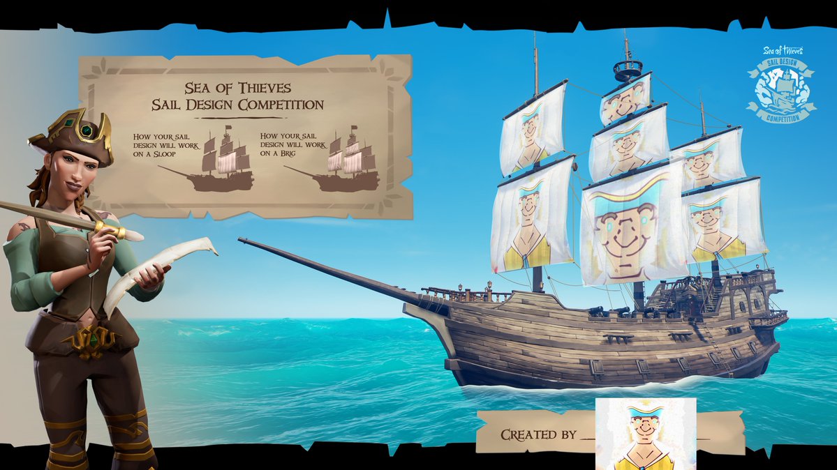 NessieDoes's tweet photo. here is my #SoTSailDesignComp entry https://t.co/0FMDS5aSex