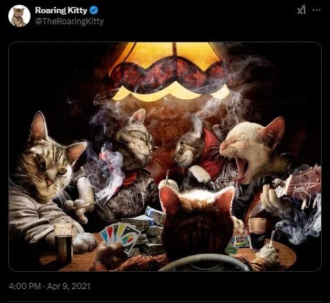 poolwolv's tweet photo. 5 cats → 5 guys 

+++++ https://t.co/N5DciZpGbL