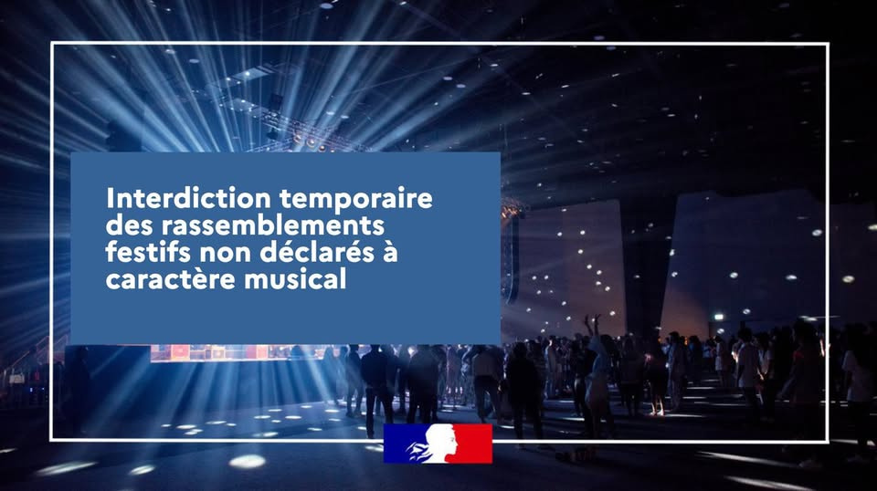 Image de Préfète de la Mayenne : ⛔️ Afin de prévenir les troubles à l'ordre public, les rassemblements festifs à caractère musical no