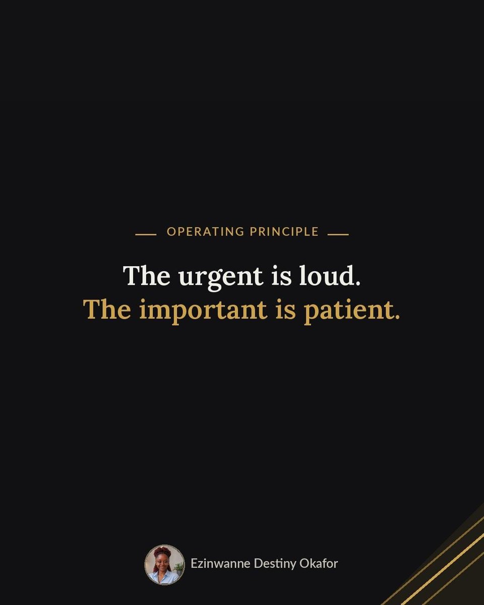Cassy_Blakes's tweet photo. Block two hours a week for the important work that never shouts, and defend it like your biggest client.

#operationsmanagement 
#operationsandstrategy 
#strategymanagement https://t.co/odqSh9TU62
