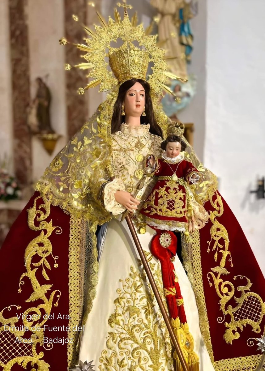 Jea60930295's tweet photo. Me envía de nuevo Moncho Vega, una advocación de la Virgen María. 
Virgen del Ara. Ermita de Fuente del Arco. Badajoz. https://t.co/zVI5O0zLxR