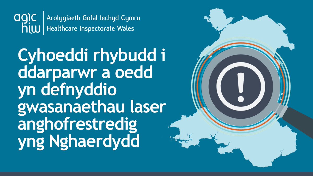 AGIC_Cymru's tweet photo. โ Camau gorfodi: Cyhoeddi rhybudd i ddarparwr a oedd yn defnyddio gwasanaethau laser anghofrestredig yng Nghaerdydd
๐ Darllenwch fwy yn: https://t.co/fpLCrdPRdE
#AGIC #GofalIechyd #Cymru #GwirioGofalIechyd #Caerdydd https://t.co/WruHDW2M5h