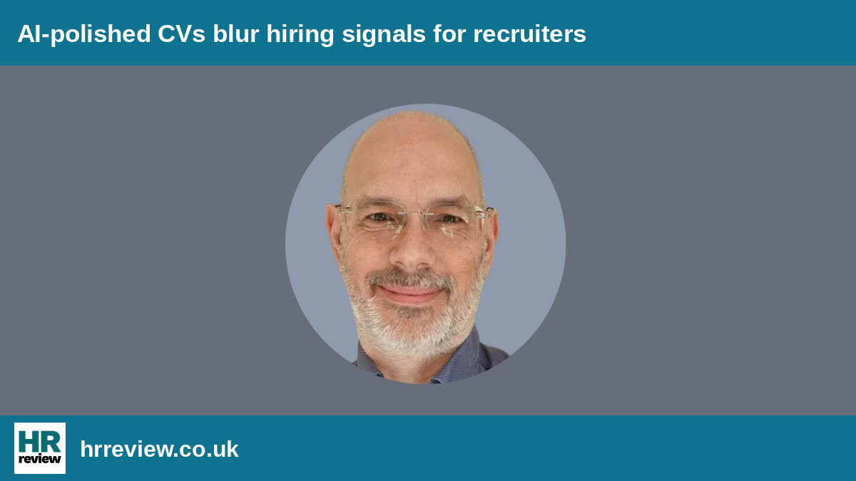 hrreview's tweet photo. Dave Iles: When applications become easier to perfect, where should employers look for real evidence? #RecruitmentTalentAcquisition #FutureOfWorkHRTech #HR https://t.co/tLuSJ64YO0 https://t.co/BDw7xLMq07